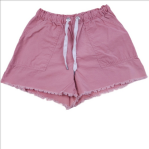 No Boundaries Pink Shorts with Distressed Hem Size Medium (7-9)